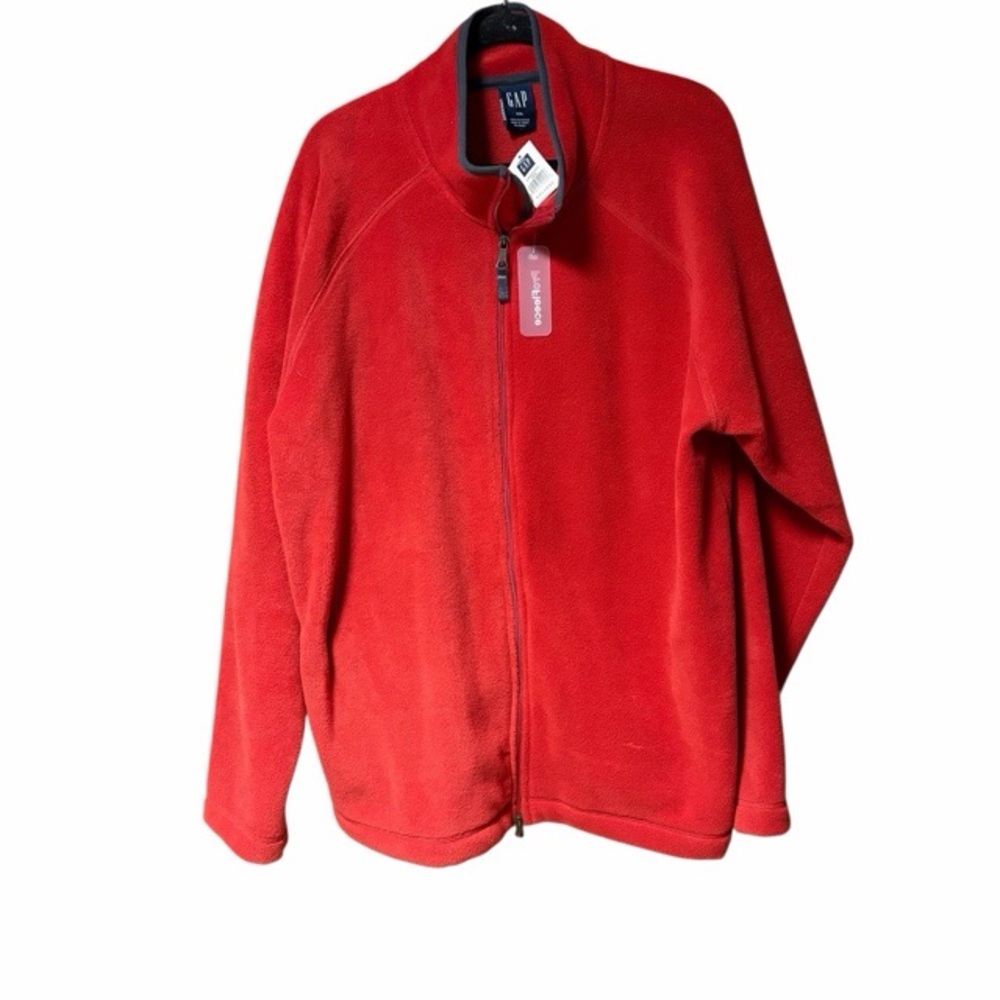 GAP Pro Fleece Men’s Full Zip Sweater In Red‎ NWT